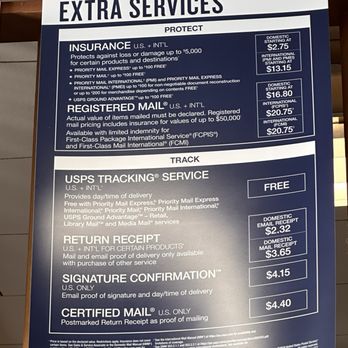US Post Office - Extra Service Pricing - Post Offices Near Me - Union City, California US Post Office - Extra Service Pricing - Post Offices Near Me - Union City, California