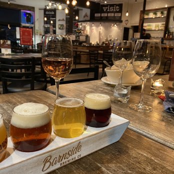 L'aromas - a flight of beers and wine glasses - Bakeries Near Me - Delta, British Columbia L'aromas - a flight of beers and wine glasses - Bakeries Near Me - Delta, British Columbia