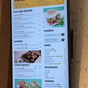 What The Falafel - menu - Falafel Near Me - New York, New York