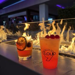 Cloud 9 Rooftop Bar - Shirley temple and old fashioned