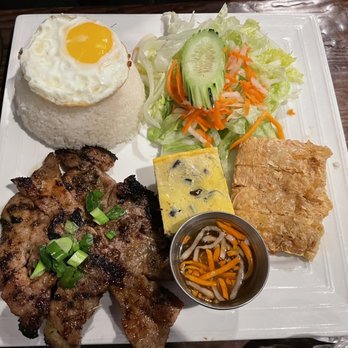 Sidestreet Pho - T3 COM SUON NUONG, TAU HU KY, CHA, TRUNG CHIEN THE WORKS BROKEN RICE PLATE - Vietnamese Near Me - Alameda, California Sidestreet Pho - T3 COM SUON NUONG, TAU HU KY, CHA, TRUNG CHIEN THE WORKS BROKEN RICE PLATE - Vietnamese Near Me - Alameda, California