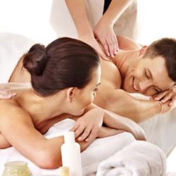 LJ Footcare & Spa - 60 Minute Couples Room Deep Tissue Oil Massage for $110