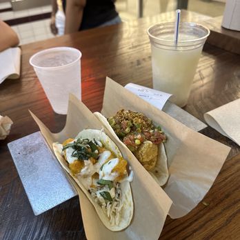 Velvet Taco - #3 Spicy Tikka Chicken (left) 100000000/10 - Tacos Near Me - Houston, Texas Velvet Taco - #3 Spicy Tikka Chicken (left) 100000000/10 - Tacos Near Me - Houston, Texas