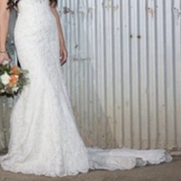 My dream wedding gown ended up fitting better than I could have ever imagined! Thanks to Fidelina's!!