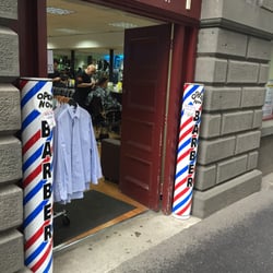 Ab's Barber Shop - Front of the barber shop