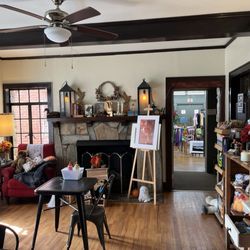 The Davis Country Store & Cafe - Seating and attached shop