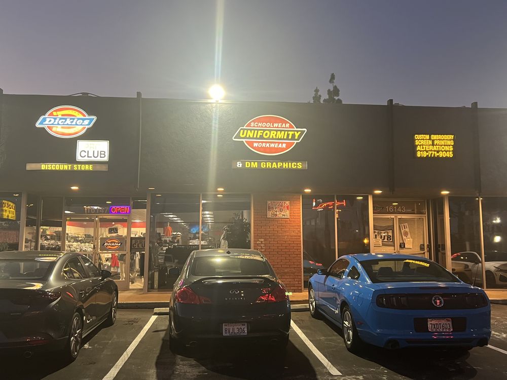 Uniformity & DM Graphics  Logo