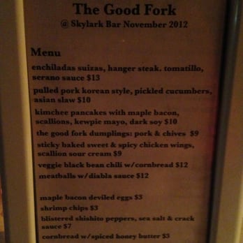 Skylark Bar - Good fork at skylark menu - Bars Near Me - Brooklyn, New York Skylark Bar - Good fork at skylark menu - Bars Near Me - Brooklyn, New York