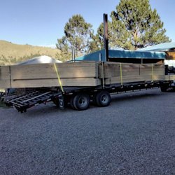 Bunkhouse - Loaded trusses to be delivered