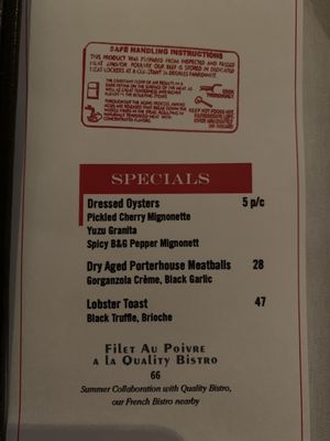 Menu photo 8 Quality Meats New York, NY Menu photo 8 Quality Meats New York, NY