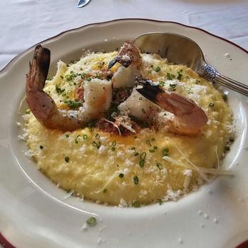 Opal’s Oysters - Prawn with cheesy grits - Seafood Near Me - Waco, Texas Opal’s Oysters - Prawn with cheesy grits - Seafood Near Me - Waco, Texas