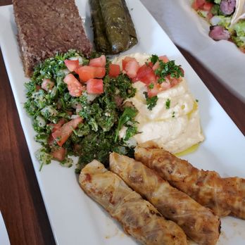 Martha's Restaurant - Lebanese combo platter - Lebanese Near Me - Hampton Falls, New Hampshire