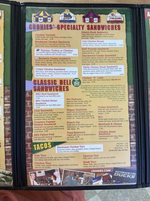 Menu photo 3 Cronies Sports Grill Simi Valley, CA Menu photo 3 Cronies Sports Grill Simi Valley, CA