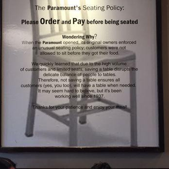 The Paramount - Read the policy first. - Breakfast & Brunch Near Me - Boston, Massachusetts
