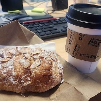 Azalea - Almond Croissant + Latte = $9.25 - Coffee & Tea Near Me - New York, New York Azalea - Almond Croissant + Latte = $9.25 - Coffee & Tea Near Me - New York, New York