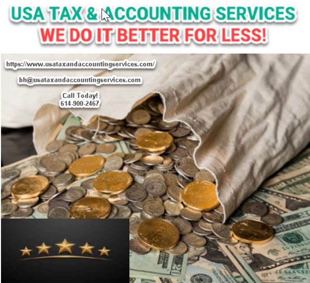 USA TAX AND ACCOUNTING SERVICES Request Consultation 495 S High St, Columbus, Ohio Payroll