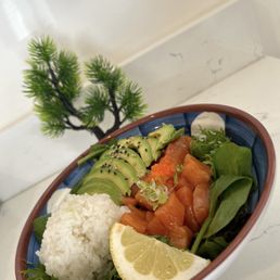 C7 Salmon Poke Bowl