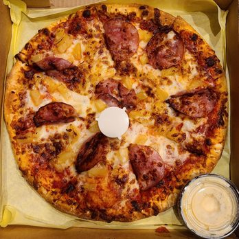 Victor's Pizza - The Big Kahuna with a side of spicy ranch for dipping. - Pizza Near Me - Murray, Utah Victor's Pizza - The Big Kahuna with a side of spicy ranch for dipping. - Pizza Near Me - Murray, Utah