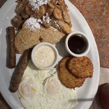 Huckleberry's Breakfast & Lunch - Bananas Foster Platter - American Near Me - San Jose, California
