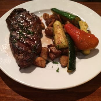 Wild River Grille - NY Steak from Butcher Boy () ($29.5)  - cooked perfectly and the potatoes were a highlight! - New American Near Me - Reno, Nevada