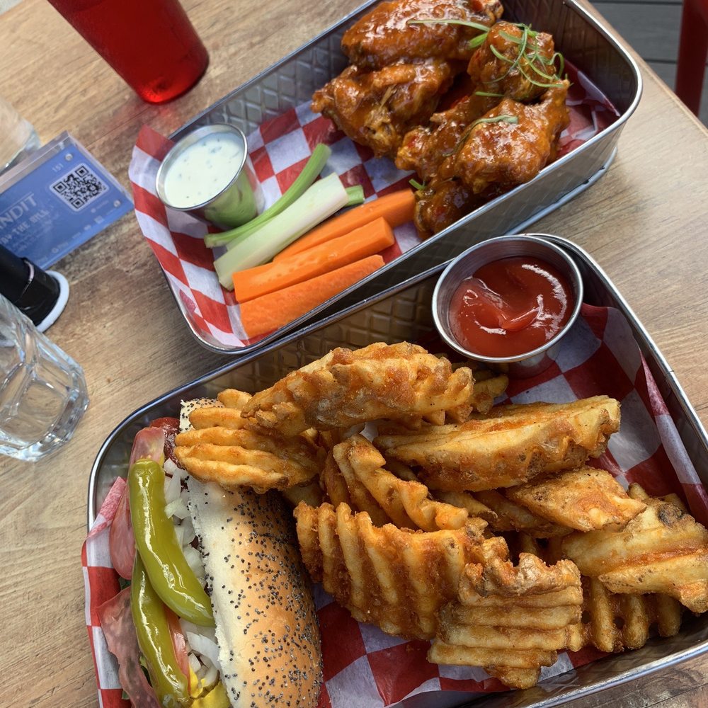 Bandit - Chicago style hot dog and wings - American Near Me - Chicago, Illinois Bandit - Chicago style hot dog and wings - American Near Me - Chicago, Illinois