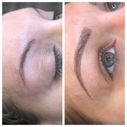 Arched - Before and after microblading