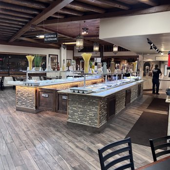 Dimassi's Mediterranean Buffet - The main buffets (not pictured: dessert buffet) - Buffets Near Me - Austin, Texas