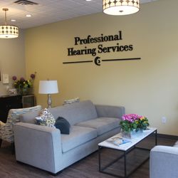Professional Hearing Services - Warm and Inviting Family Room.