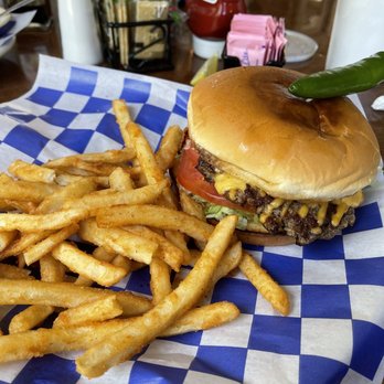 Richter's Antler Cafe - Cheeseburger and fries - American Near Me - Spring Branch, Texas Richter's Antler Cafe - Cheeseburger and fries - American Near Me - Spring Branch, Texas