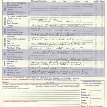 Roto-Rooter Plumbing & Water Cleanup - Here's the ridiculous report of his findings. No name, no address, not his name, no phone number... - Plumbing Near Me - Cincinnati, Ohio Roto-Rooter Plumbing & Water Cleanup - Here's the ridiculous report of his findings. No name, no address, not his name, no phone number... - Plumbing Near Me - Cincinnati, Ohio