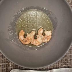 Coquette - Fresh gulf shrimp in seasoned olive oil with house made ciabatta (blind tasting menu)