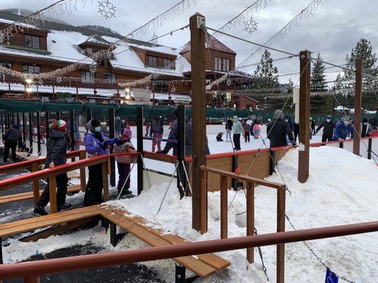 Heavenly Village Ice Rink by null