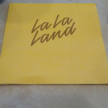 La La Land - Love their Napkins. - Cafes Near Me - Fort Worth, Texas La La Land - Love their Napkins. - Cafes Near Me - Fort Worth, Texas