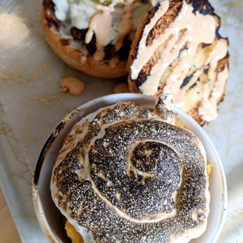Grace Meat + Three - Mashed sweet potatoes covered in marshmallow fluff - Southern Near Me - St Louis, Missouri