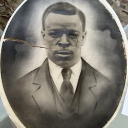 Torn vintage image