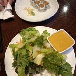 Ru Yi - Spicy Tuna rolls and house salad to start this off.