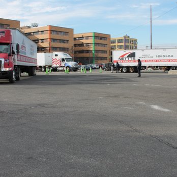New England Tractor Trailer Training School - CDL training yard. Classrooms are located on the 4th floor. - Driving Schools Near Me - Bridgeport, Connecticut New England Tractor Trailer Training School - CDL training yard. Classrooms are located on the 4th floor. - Driving Schools Near Me - Bridgeport, Connecticut