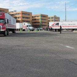 New England Tractor Trailer Training School - CDL training yard. Classrooms are located on the 4th floor.