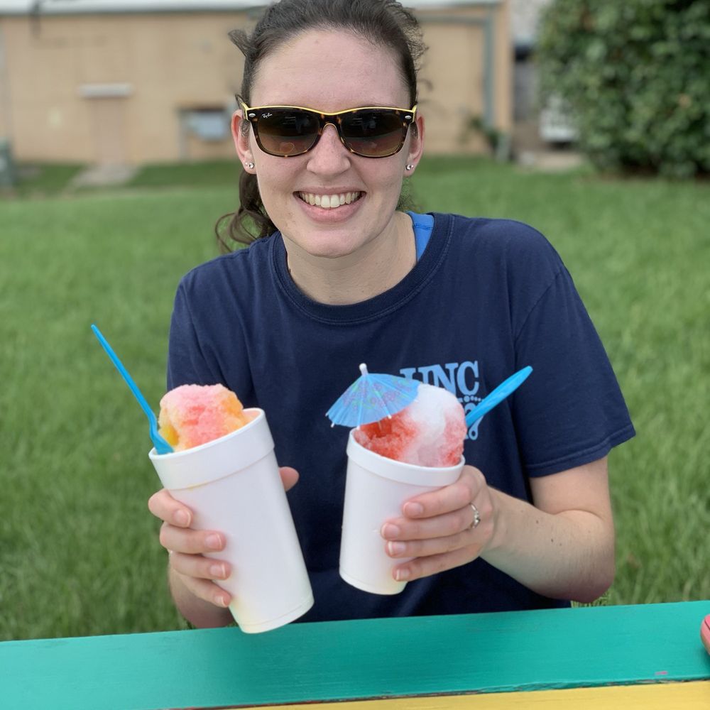 Pelican's SnoBalls - Tropical sunset and Island Punch - Shaved Ice Near Me - Durham, North Carolina Pelican's SnoBalls - Tropical sunset and Island Punch - Shaved Ice Near Me - Durham, North Carolina