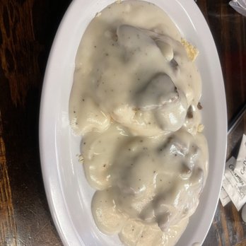 Shay's Restaurant - a plate of food with gravy - Seafood Near Me - Winnsboro, Louisiana Shay's Restaurant - a plate of food with gravy - Seafood Near Me - Winnsboro, Louisiana