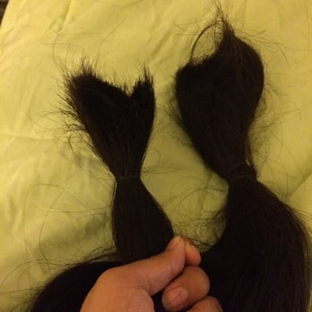 The Buzz - So messy and all I wanted to do was donate my hair. They must teach you to tie the hair before cutting in school - Hair Salons Near Me - San Francisco, California The Buzz - So messy and all I wanted to do was donate my hair. They must teach you to tie the hair before cutting in school - Hair Salons Near Me - San Francisco, California