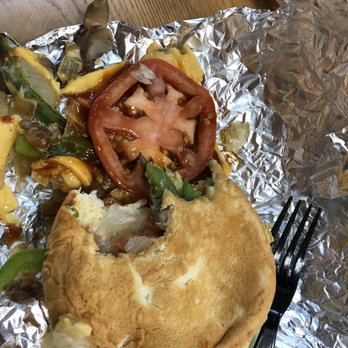 Five Guys - Veggie sandwich landslide. Cheese not melted. - Fast Food Near Me - Rensselaer, New York Five Guys - Veggie sandwich landslide. Cheese not melted. - Fast Food Near Me - Rensselaer, New York