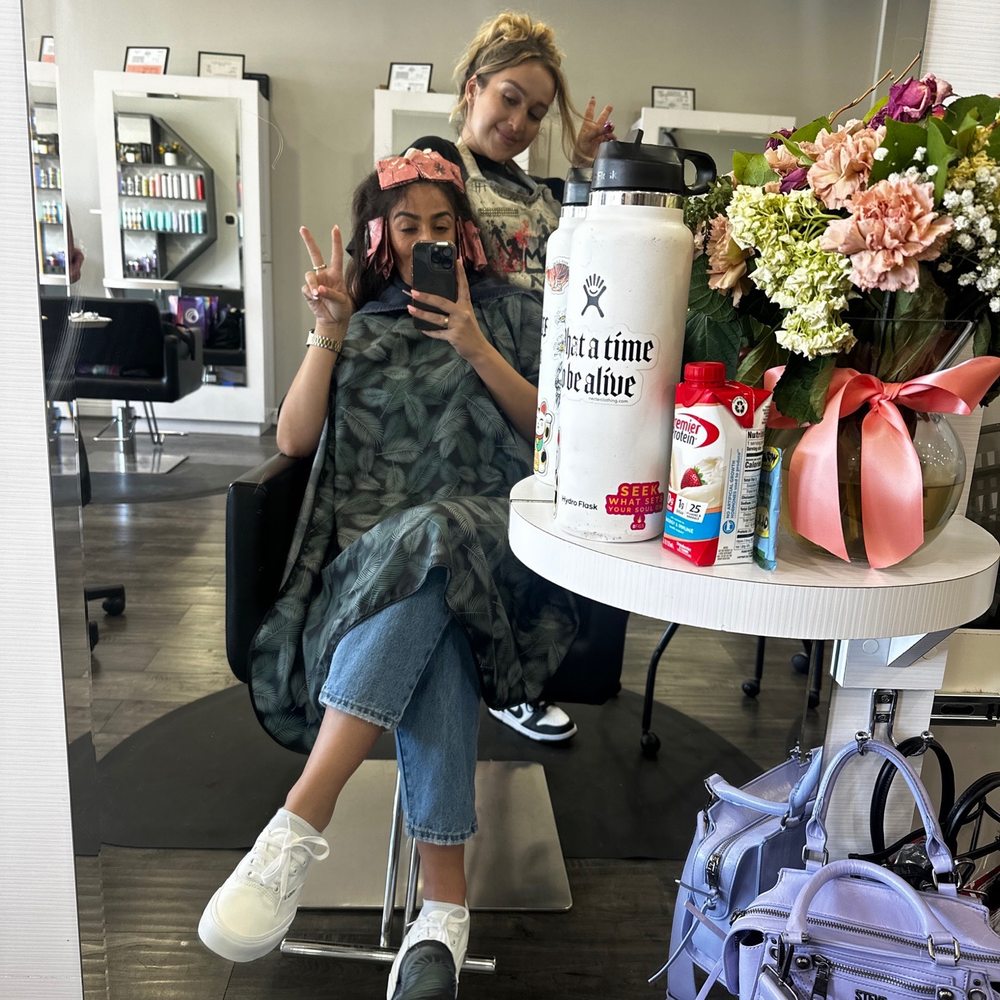 Eviano's Studio - The process - Hair Salons Near Me - Rancho Cucamonga, California