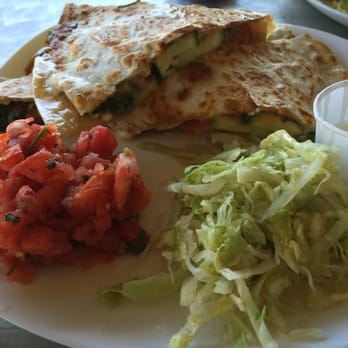 The Green Enchilada - Quesadilla with grilled veggies - delicious! - Mexican Near Me - Pacifica, California