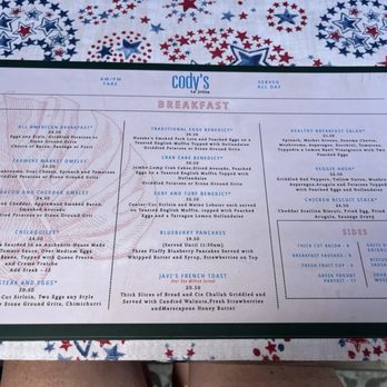 Cody's La Jolla - Breakfast menu - Breakfast & Brunch Near Me - La Jolla, California
