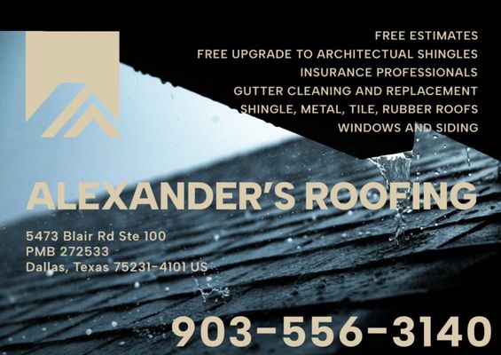 Alexander’s Roofing