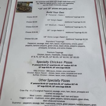 J T's Pizza & Subs - Pizza Near Me - Simpsonville, Kentucky