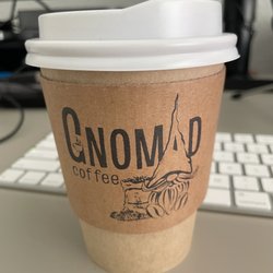 Gnomad Coffee - Small Oat milk latte w/Pumpkin spice shot