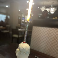 Vora Restaurant European - Brought us a surprise dessert to celebrate our anniversary.  So nice!