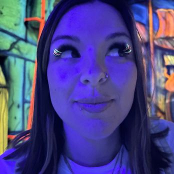 PB Beauty Bar - Colored lashes glowing in black light - Eyelash Service Near Me - San Diego, California PB Beauty Bar - Colored lashes glowing in black light - Eyelash Service Near Me - San Diego, California